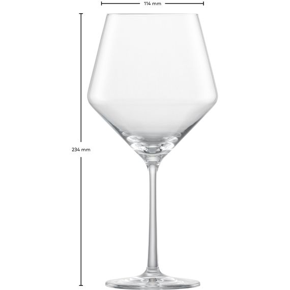 Набор бокалов для Бургундии (Burgundy) 700 мл, 6 шт., серия Pure (Belfesta), Zwiesel Glas, изображение 4