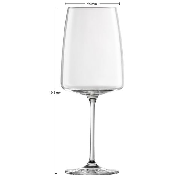 Набор бокалов для Бордо 660 мл, 6 шт., серия Vivid Senses(Sensa), Zwiesel Glas, изображение 4