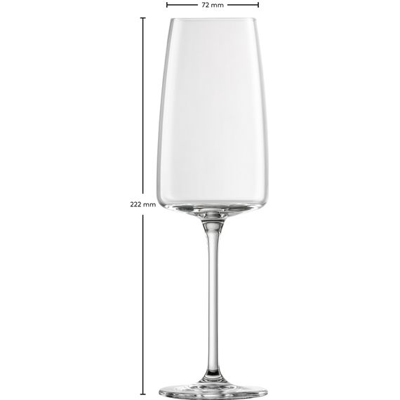 Набор бокалов для шампанского 360 мл, 6 шт., серия Vivid Senses(Sensa), Zwiesel Glas, изображение 4